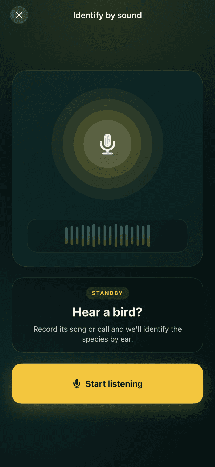 Songs and calls for every species